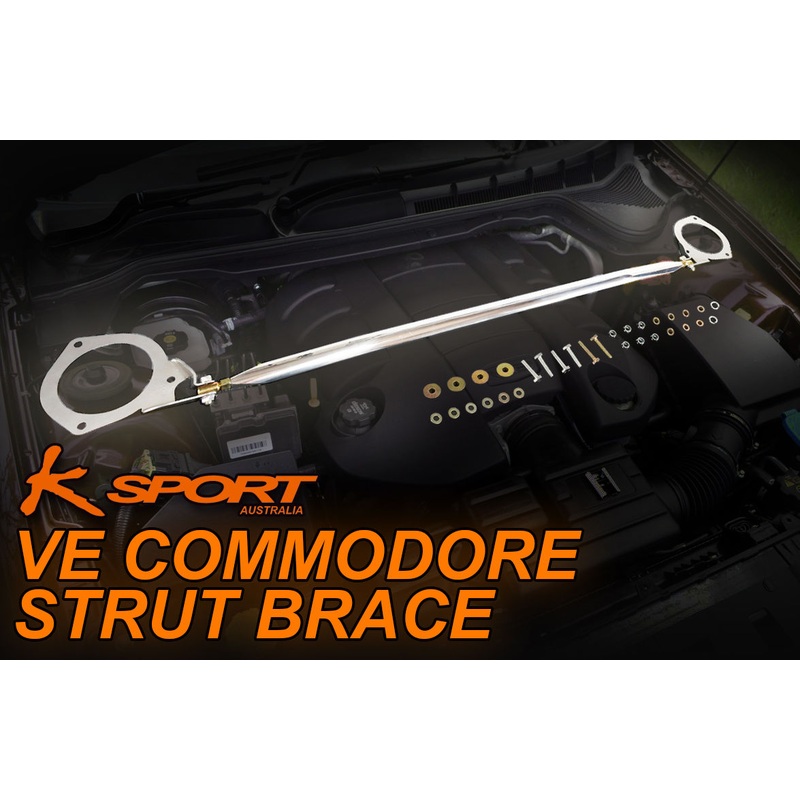KS RACING /K SPORT FRONT STRUT BRACE TOWER BAR FOR HOLDEN VE commodore V8 Sedan, Ute, Wagon - SportsWagon Commodore Strut Brace KIT