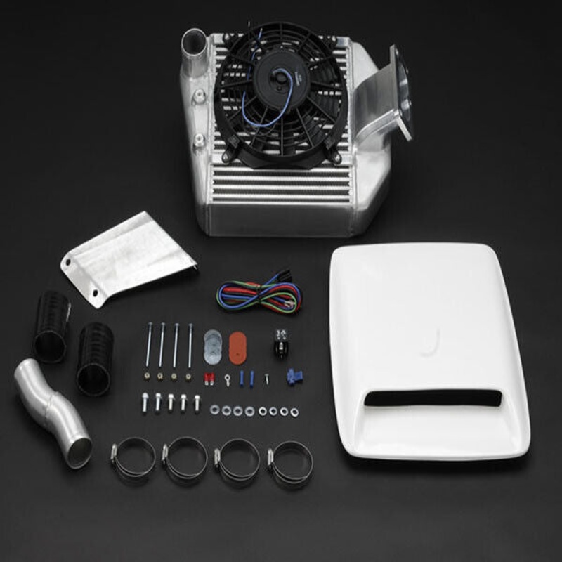 HPD Intercooler Kit fits Landcruiser 80 Series 1HZ Top Mount inc Scoop