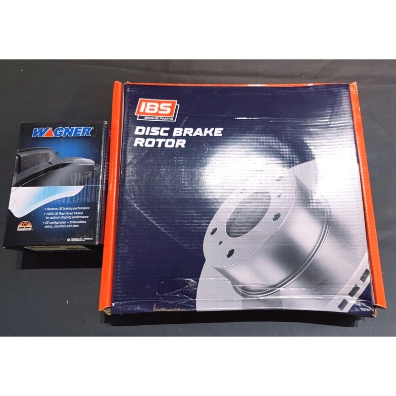 KPS BRAKE VALUE PACKAGE ROTORS + BRAKE PADS FOR MAZDA RX8 FE SE3P (FRONT) FOR STANDARD SUSPENSION