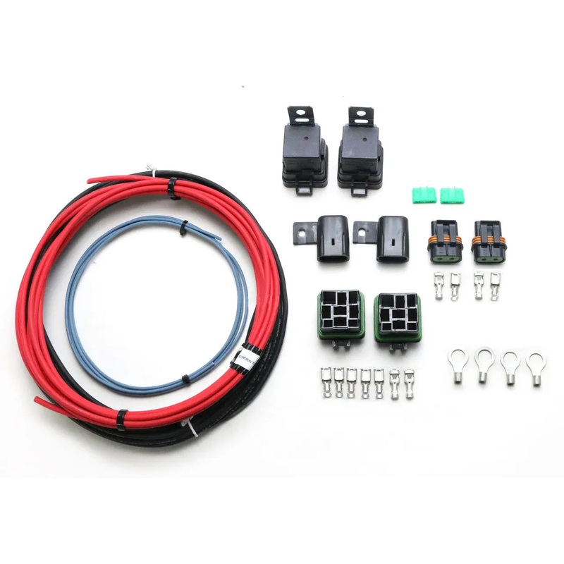 QFS Dual Fuel Pump Relay Hotwire Kit - Includes Relays, Wiring, Fuses, Terminals