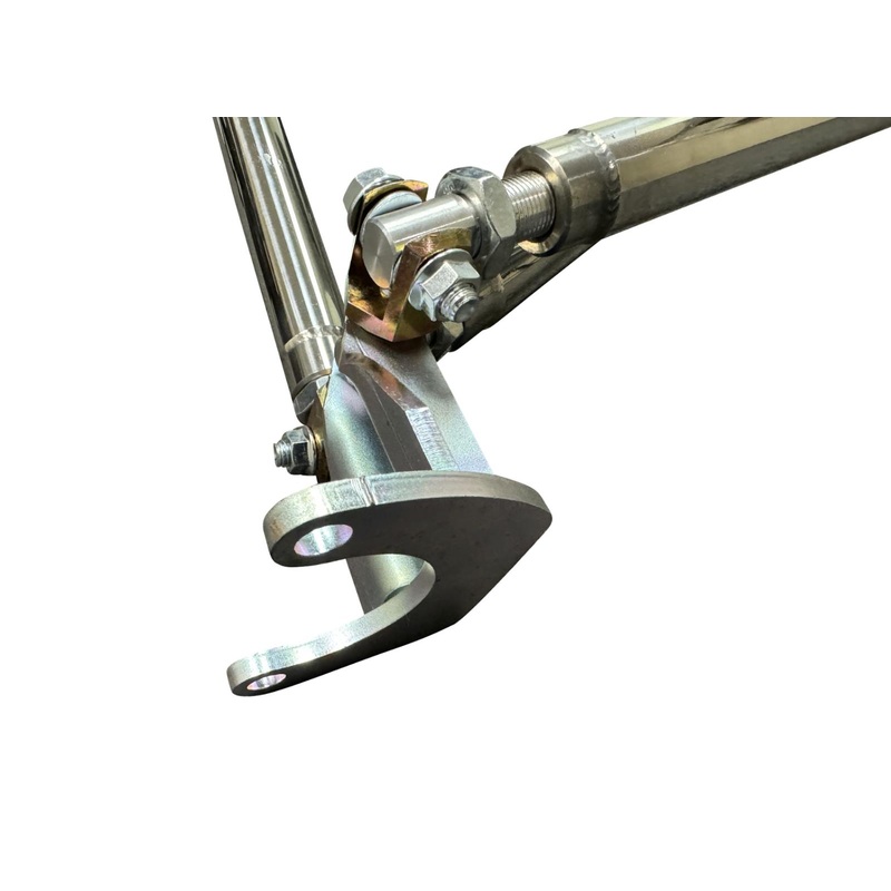 Polished Tubular Multipoint Crossbar X-Bar For Honda Civic EG EG6 1992-1995