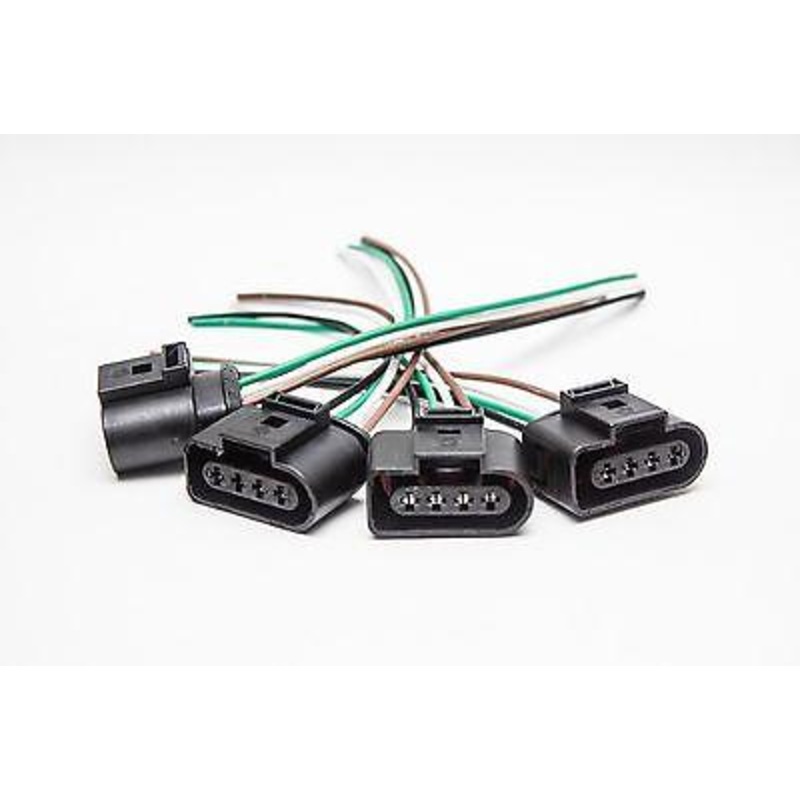 4pcs Ignition Coil Connector Repair Kit Harness Plug Wiring Audi VW Jetta Passat