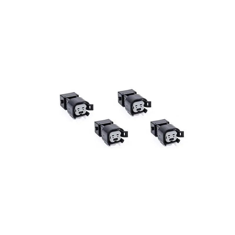 4x USCAR EV6 & EV14 Female to EV1 Male Fuel Injector Connectors Adapters VW AUDI