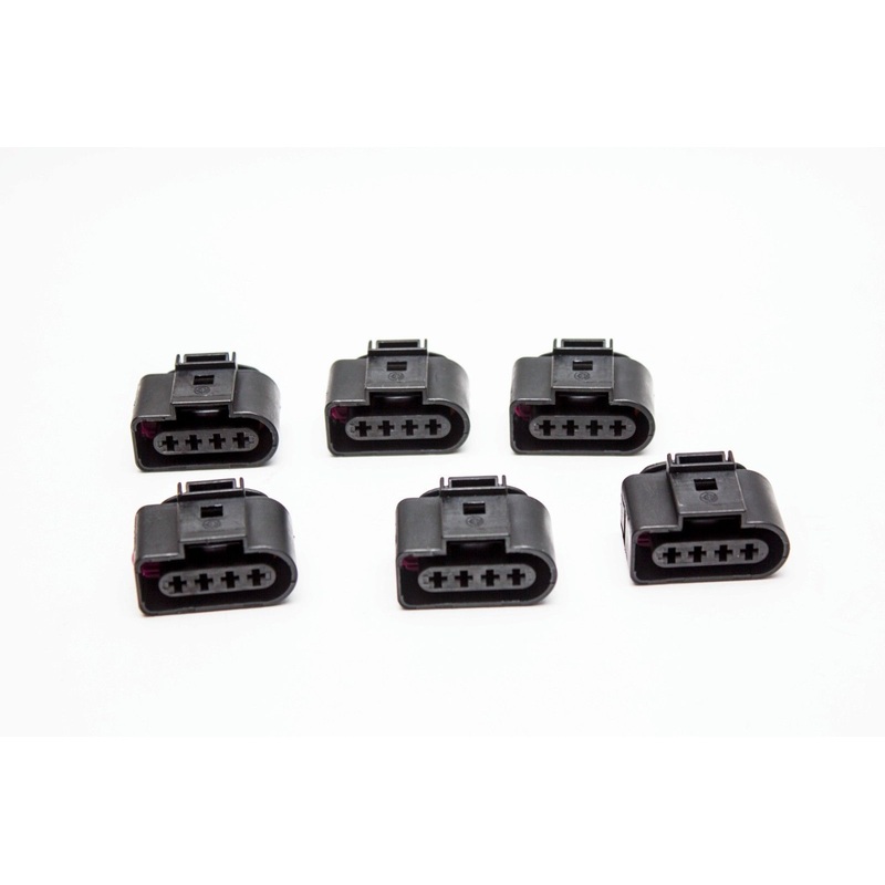6pcs Ignition Coil Connector Repair Plug Wiring Audi VW GTI Golf Jetta Passat