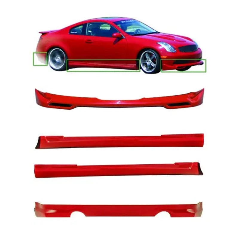 2003-2007 Infiniti G35 Coupe 4-Piece Body Kit - 103611KTL