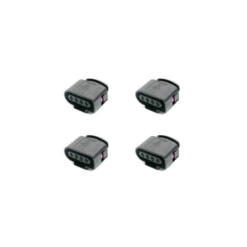 4x 8K0-973-724 Ignition Coil Connector Repair Plug Wiring Audi VW GTI Golf Jetta Passat