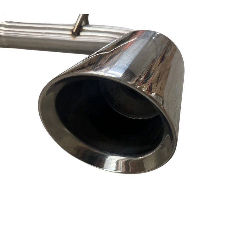 2.5" Steel Axle Back Exhaust Dual Wall Tips For Subaru Toyota 2022+ BRZ GR86