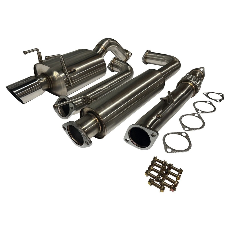 3 Stainless Steel Catback Exhaust Muffler For Honda Civic EK EK9 Hatch 76mm