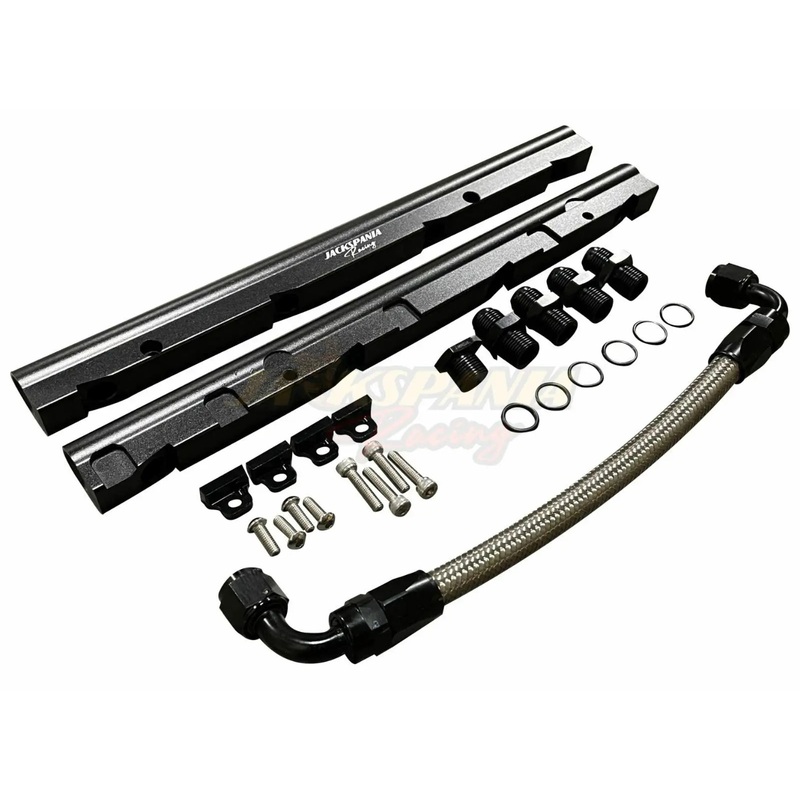 Billet LS Fuel Rail Kit GM LS3 V8 OE Intake Manifold Hardware Direct Fit AN6 US