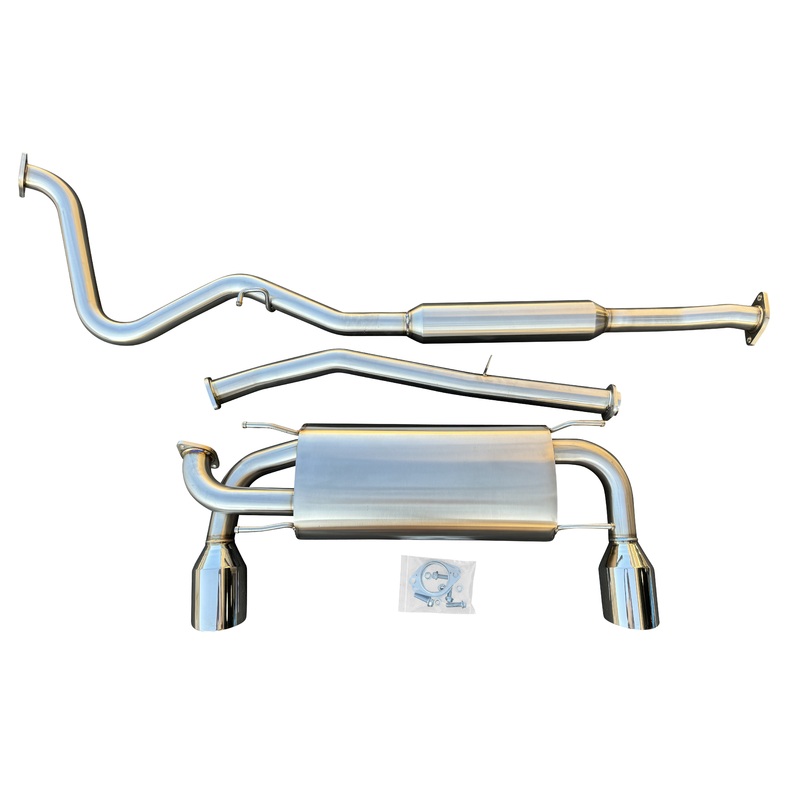Catback Exhaust For 2013-2020 Subaru BRZ Scion FR-S AE86 FRS Resonator Muffler