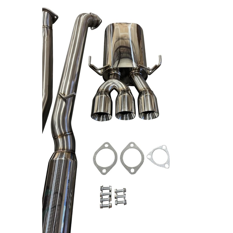 Tri Tip 3" CatBack Exhaust for Honda Civic Si Sport FK7 1.5T Coupe 17-21 Turbo