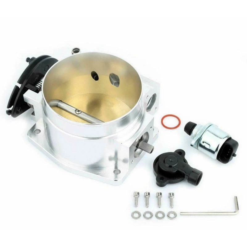 102mm Aluminum Intake Manifold Throttle Body + TPS + IAC For LS1 LS2 LS3 LS6 LSX