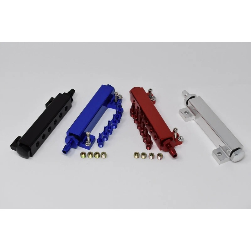 6 Port Vacuum Block Intake Manifold Kit Fuel Wastegate Turbo Boost NOS 1/8NPT US