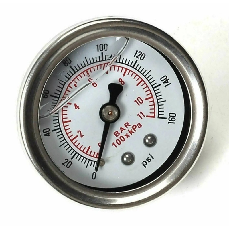 Aero 30-70Psi Fuel Pressure Regulator Motive Gauge EFI Bypass AN6 Fpr 6AN Kit US