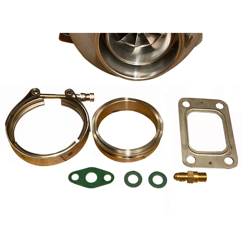 GT35 GTX3582 Billet Wheel Turbo .82 AR T3 Vband Turbine Housing Anti-Surge US V2