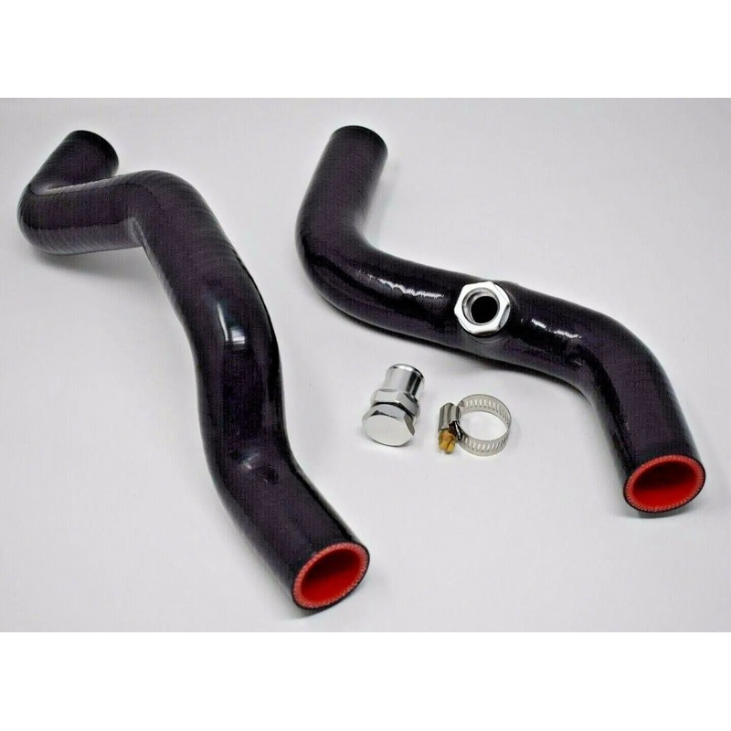 K- Swap Driver Side Radiator Hose Kit W/ Brackets Fan Hose Bung K24 EG EK DC2 US