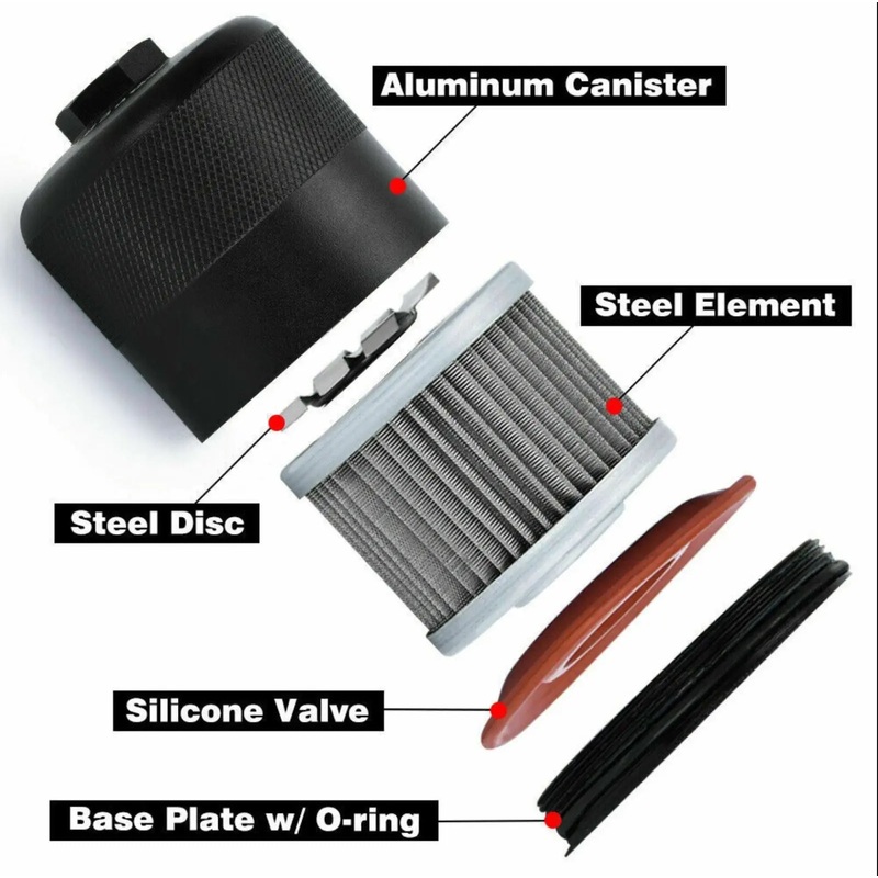 Race Spec Reusable Billet Oil Filter For Honda Acura K-Series K20 K24 K Swap USA