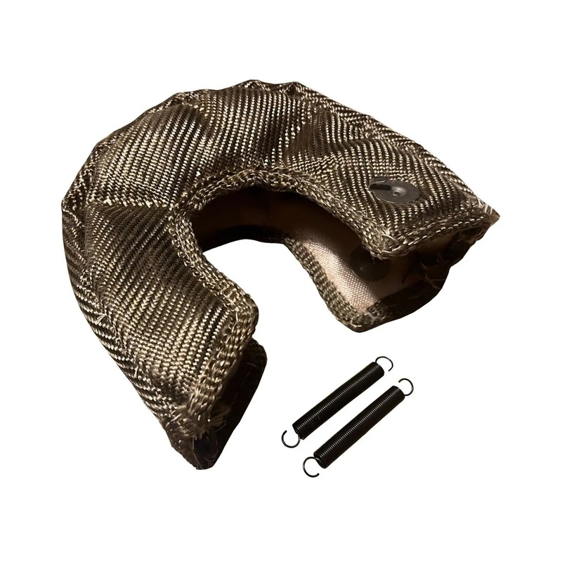 T3 Carbon Fiber Turbo Blanket Heat Shield Turbocharger Cover Wrap Titanium USA