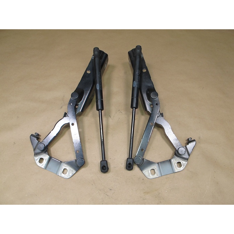 12-18 Range Rover Evoque L538 Set of 2 Front Hood Mount Hinge w Strut OEM