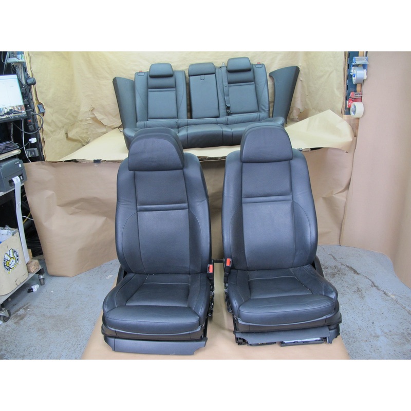 2011-2014 BMW E71 E72 X6 Front Rear Sport Comfort Heated Leather Seat Black Set
