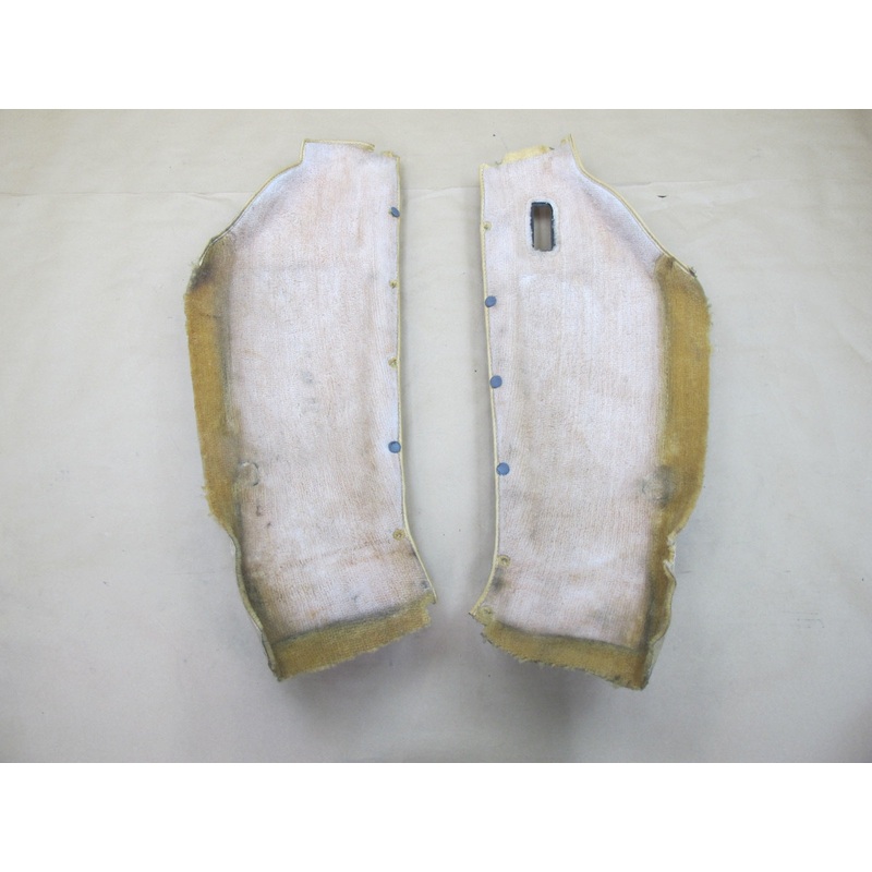 77-88 Porsche 924 Set of 2 Rear Left & Right Trunk Carpet Trim Cover OEM