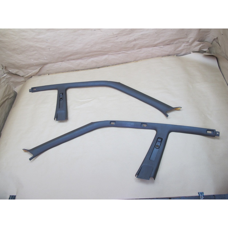 90-94 Lexus UCF10 LS400 Front Right & Left A B Pillar Trim Cover Set Brown OEM