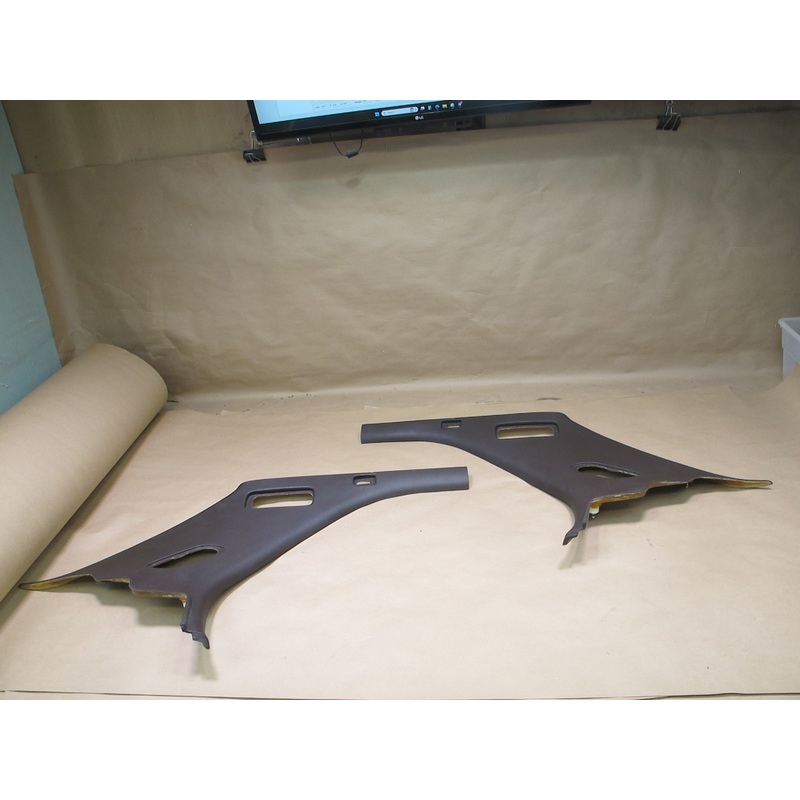 90-94 Lexus UCF10 LS400 Set of 2 Rear Interior C Pillar Trim Cover Panel OEM