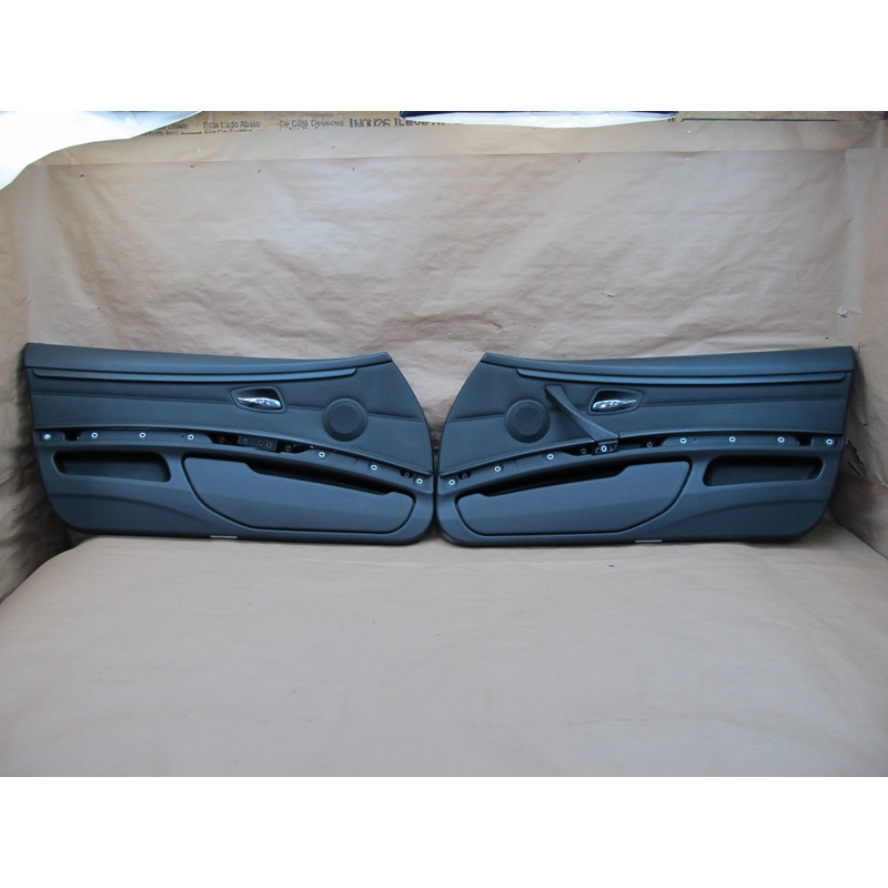 07-13 BMW E92 E93 3-SERIES Set of 2 Door Interior Trim Panel Black OEM