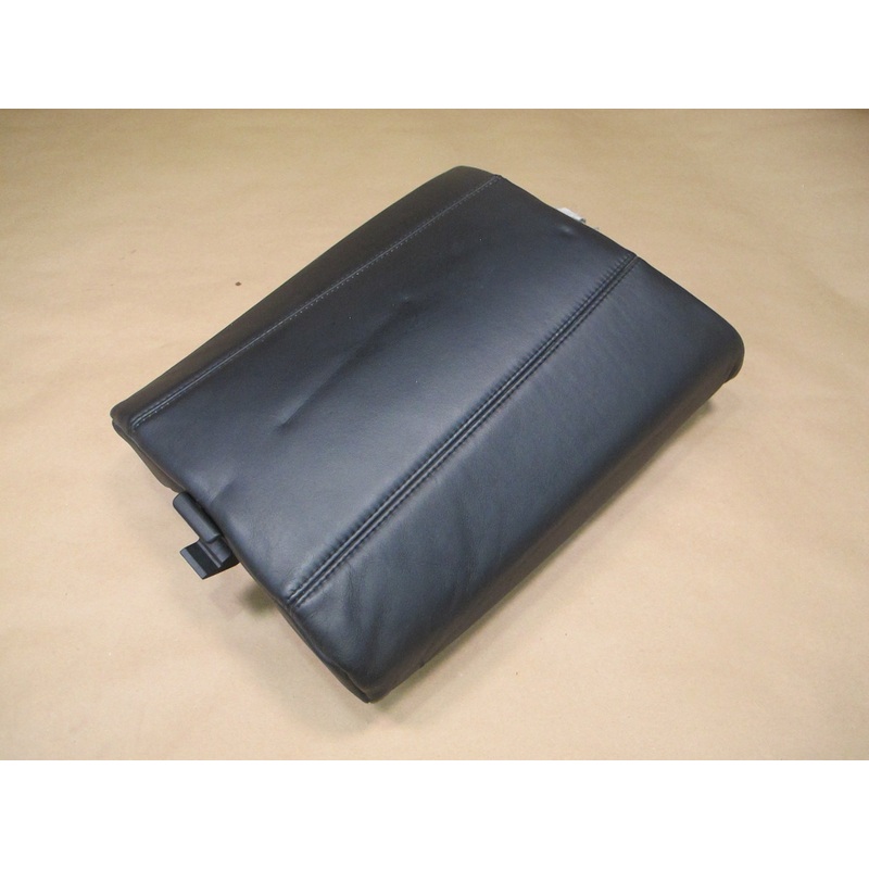 12-18 BMW F12 Convertible Rear Seat Arm Rest Pad Cover Leather Black OEM
