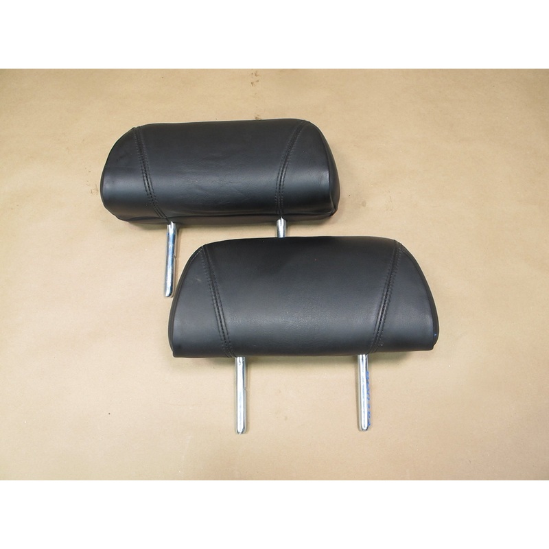 12-18 BMW F12 F13 Rear Right & Left Side Seat Headrest Black Set OEM