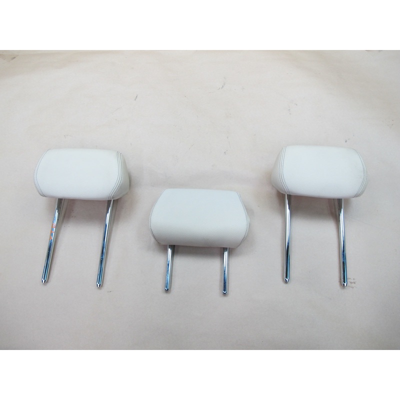 12-18 BMW F30 3-SERIES Set of 3 Rear Seat Leather Headrest OEM