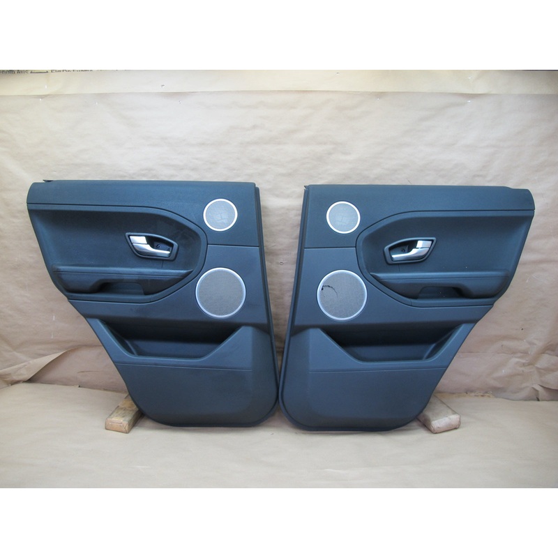 12-18 Range Rover Evoque L538 Set of 2 Rear Door Interior Trim Panel OEM