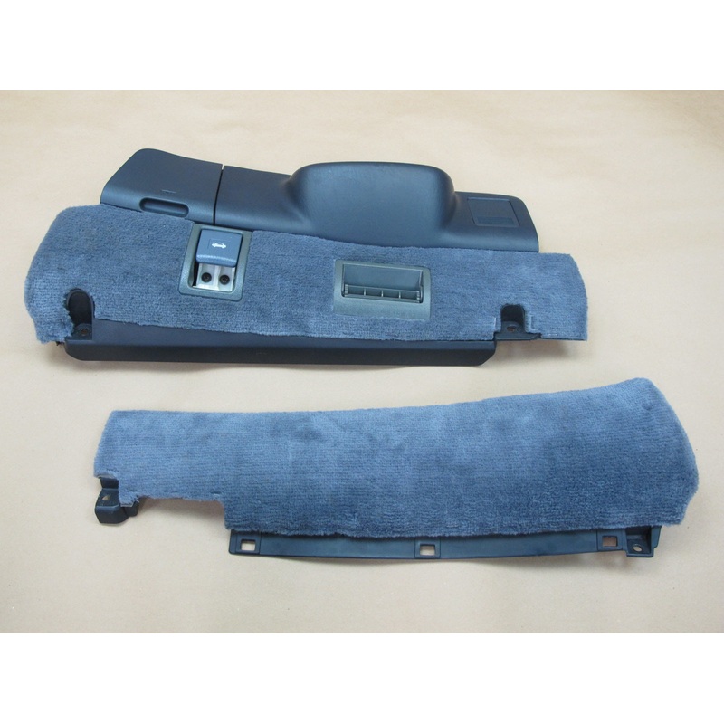 1992-1993 Lexus ES300 Left & Right Lower Dashboard Knee Panel Trim Dark Blue OEM