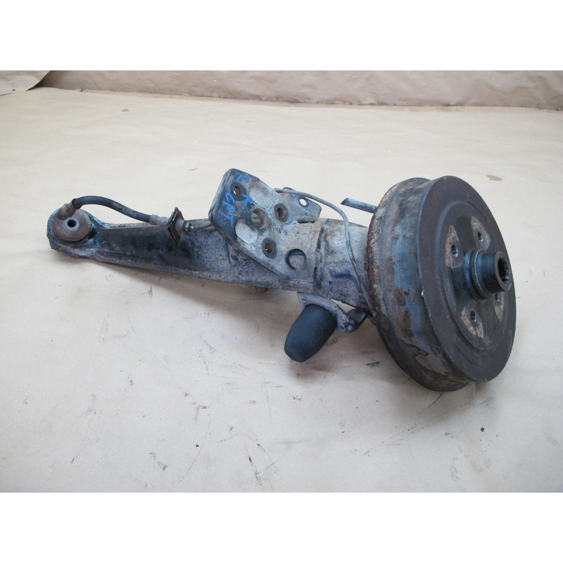 80-82 Porsche 924 Rear Right Trailing Arm Knuckle Wheel Hub Bearing Rotor OEM