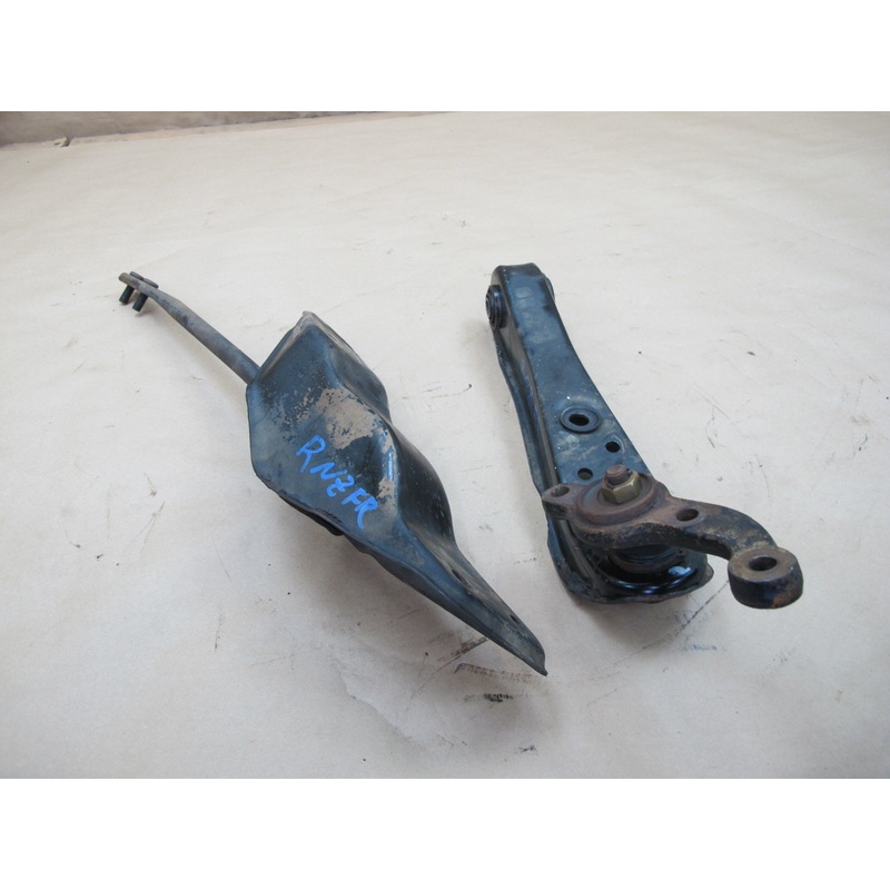 84-86 Nissan Z31 300ZX 2+0 Front Left & Right Torsion Arm Rod Bracket Set OEM