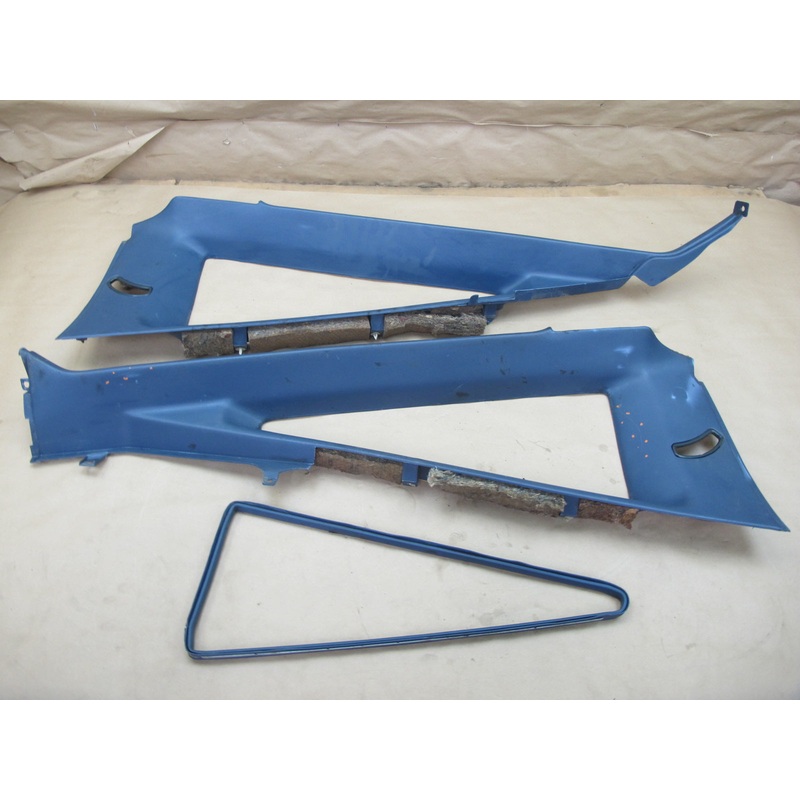 84-86 Nissan Z31 300ZX 2+0 Set of 2 Rear C Pillar Interior Trim Panel OEM