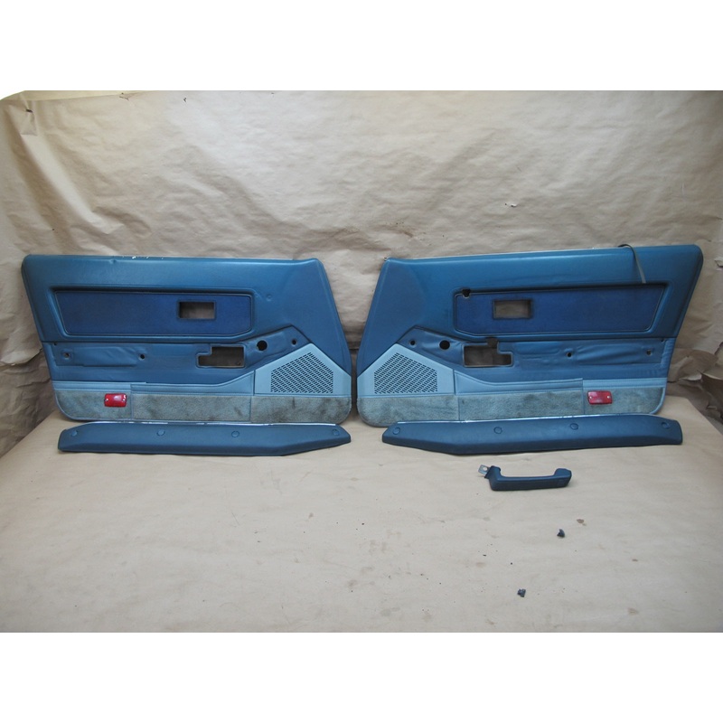 85-89 Nissan Z31 300ZX 2+0 Set of 2 Door Interior Trim Cover Panel OEM