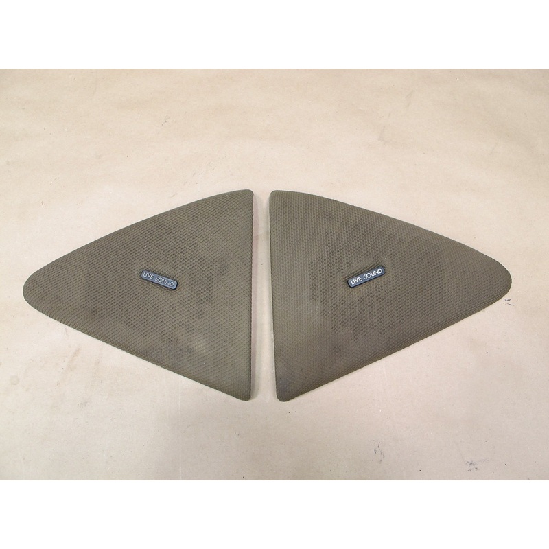 86-88 Toyota Supra MK3 Set of 2 Left & Right Door Speaker Cover Sand Beige OEM