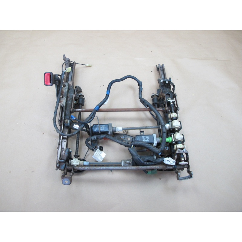 90-92 Lexus LS400 Front Left Seat Lower Frame Track Rail w Motor & Wire OEM
