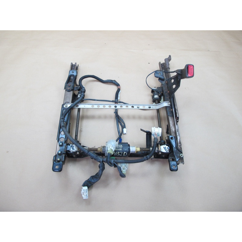 90-92 Lexus LS400 Front Right Seat Lower Frame Track Rail w Motor & Wire OEM