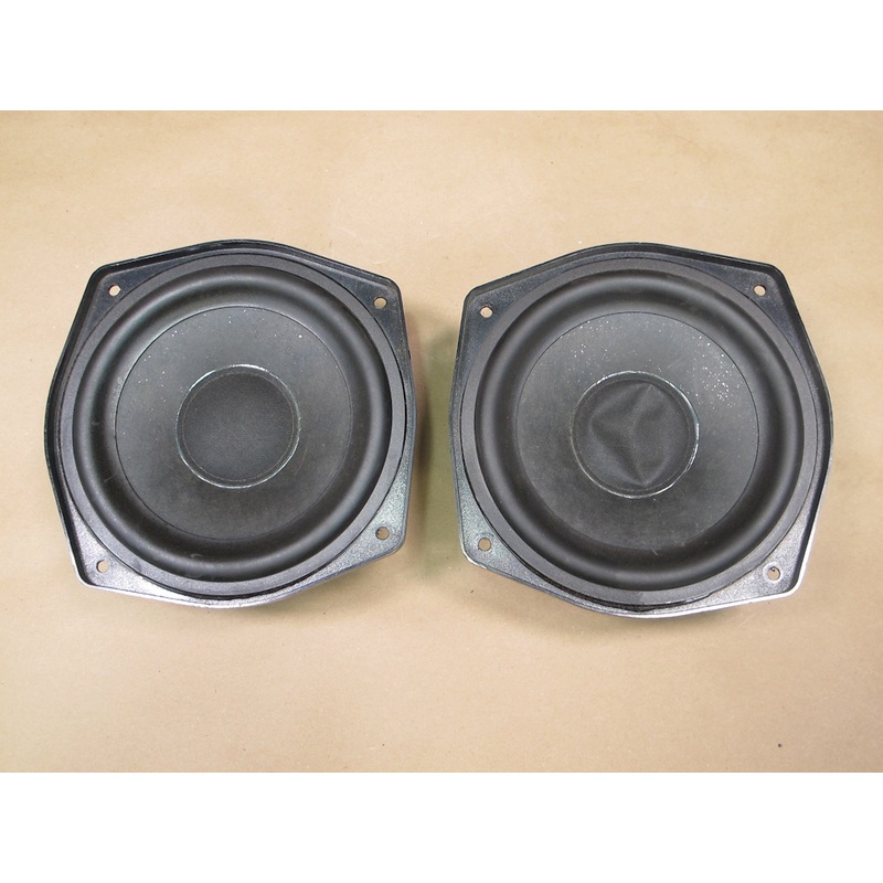 03-08 BMW E86 E85 Z4 Front Left & Right Door Woofer Speaker Set 4167255 OEM