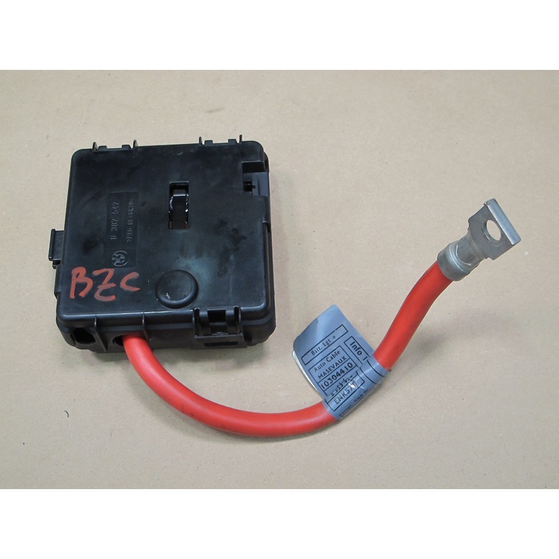06-08 BMW E86 E85 Z4 3.0L Positive Battery Cable w Covering Base 8387547 OEM