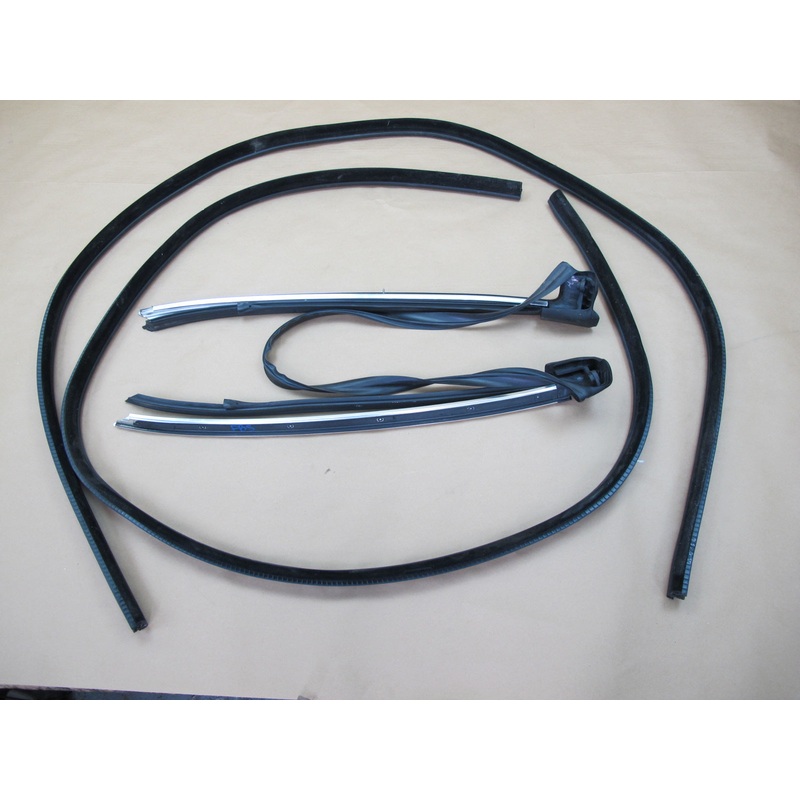 12-18 BMW F12 Convertible Windshield & Roof Weatherstrip Rubber Seal Set OEM