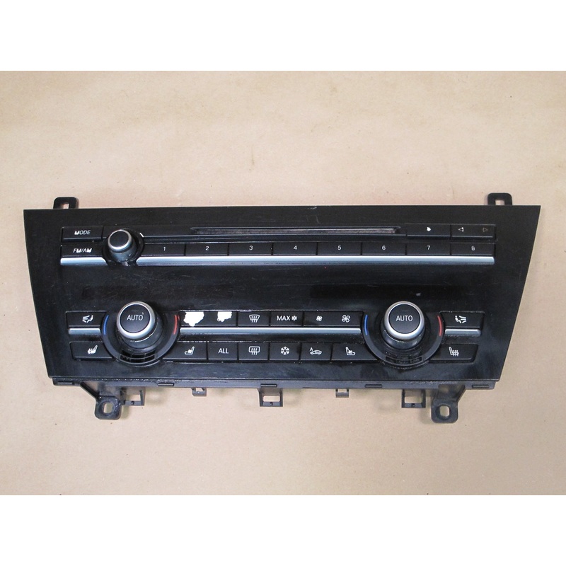 12-18 BMW F12 F13 Radio Car Stereo A/C Heater Climate Control Switch Panel OEM