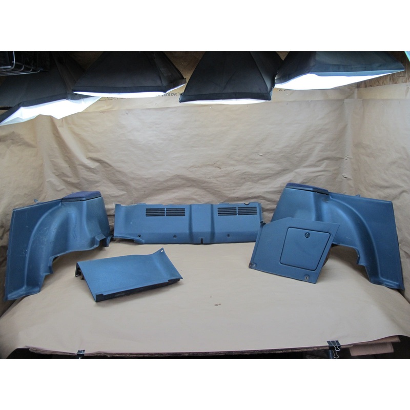 84-86 Nissan Z31 300ZX 2+0 Set of 4 Rear Trunk Trim Cover Panel OEM