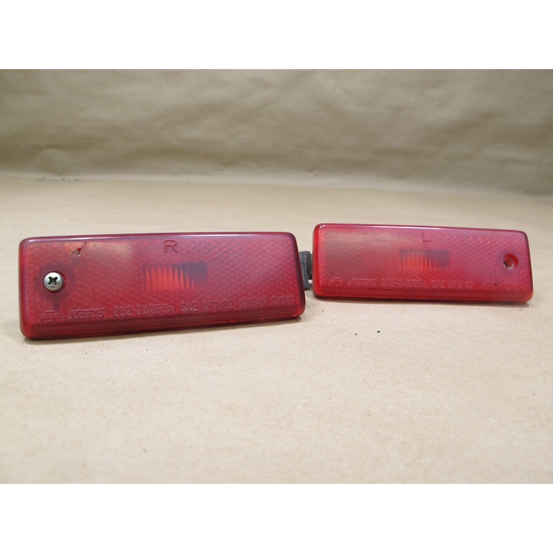 84-86 Nissan Z31 300ZX Set of 2 Rear Left & Right Side Marker Light Lamp OEM
