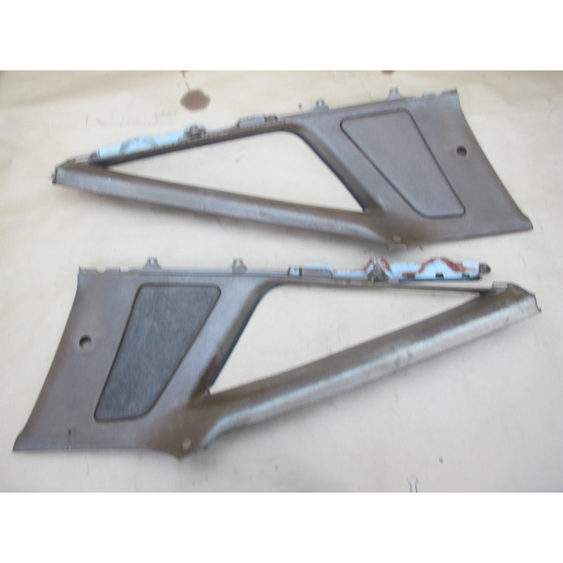 86-88 Toyota Supra A70 MK3 Rear Left & Right Quarter Window Trim Cover Set OEM