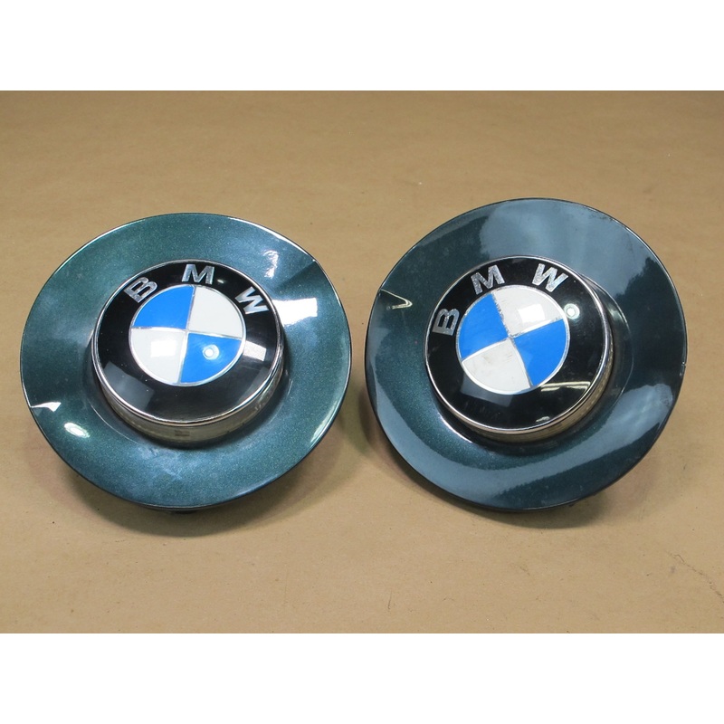 03-08 BMW E86 E85 Z4 Front Left Right Fender Marker Light w Trim Cover Set OEM