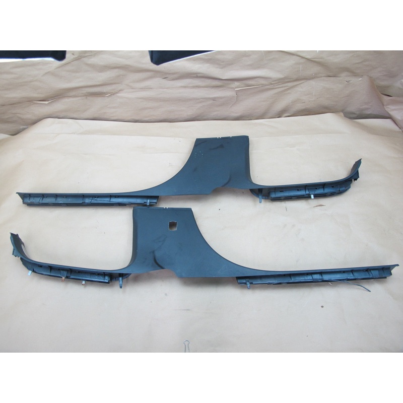 03-10 Porsche Cayenne 955 Turbo S Door Scuff B Pillar Lower Trim Panel Set of 2