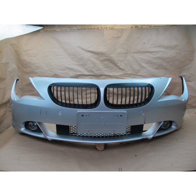 04-07 BMW E63 E64 6-SERIES Front Bumper Cover w Grilles & PDC & Fog Lights OEM